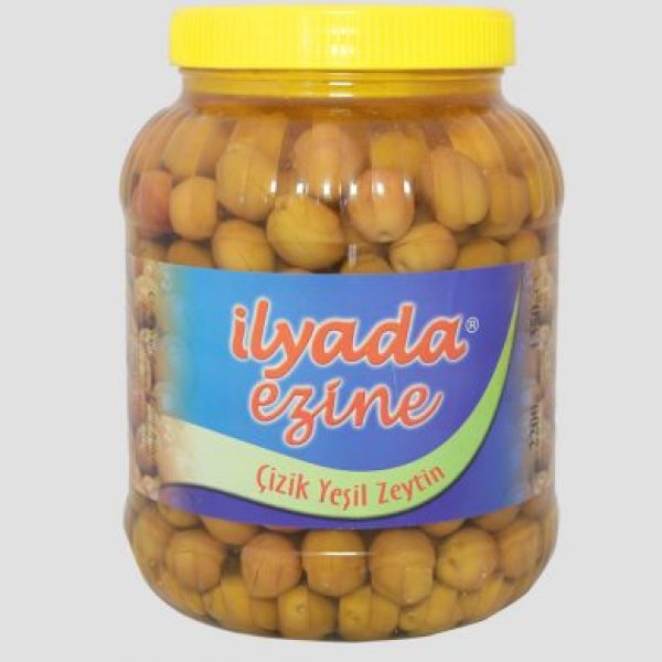 1350 gr Pet Çizik Yeşil Zeytin (XS)
