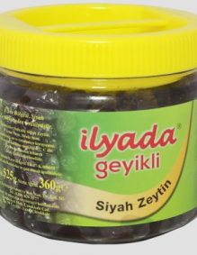 360 gr Pet Geyikli Yöresinden Gemlik Tipi Siyah Zeytin (2XS – 3XS)