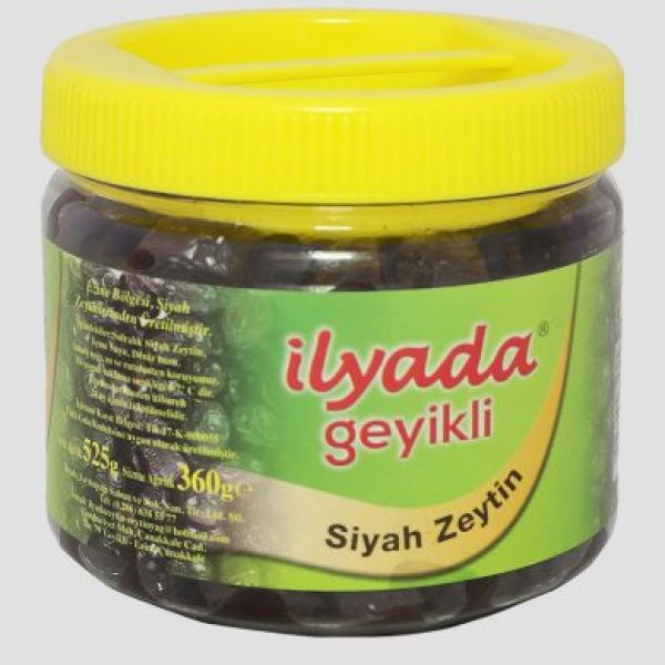 360 gr Pet Geyikli Yöresinden Gemlik Tipi Siyah Zeytin (2XS – 3XS)