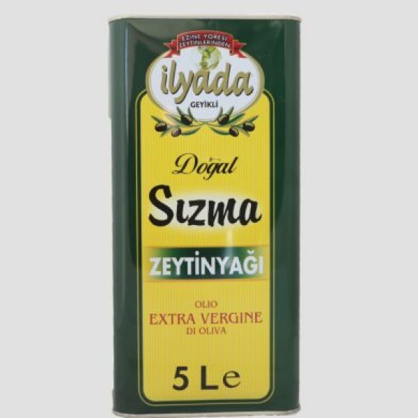 5 lt Teneke Doğal Sızma Zeytinyağı