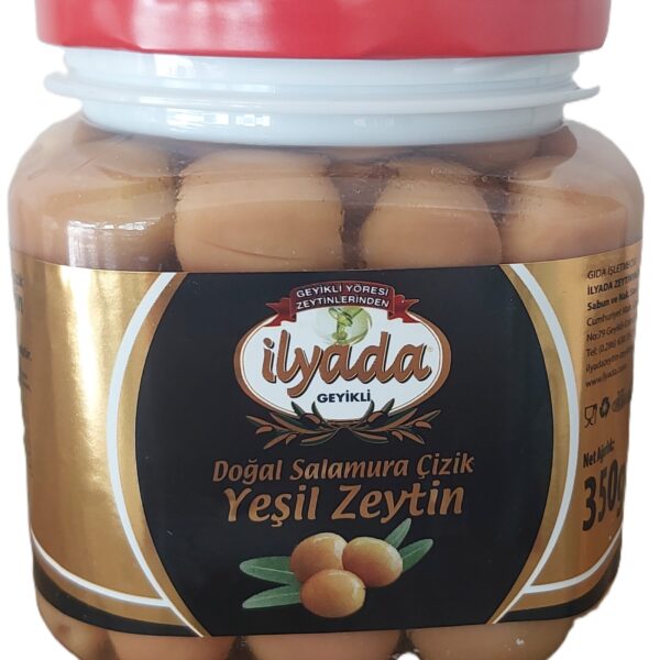 350 g Pet Çizik Yeşil Zeytin Gold (XL)