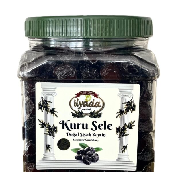 1 Kg Pet Geyikli Yöresinden Kuru Sele Siyah Zeytin
